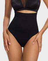 High Waist Tummy Control Shaping Thong Panty (2 Pack)